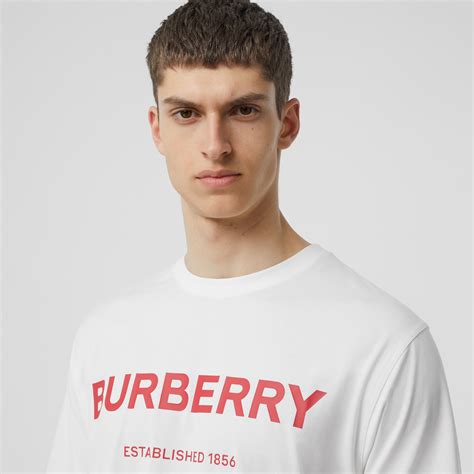 burberry t shirt weiß herren|Baumwoll.